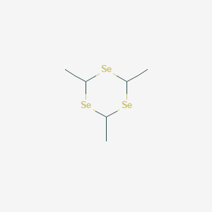 molecular formula C6H12Se3 B095873 2,4,6-Trimethyl-1,3,5-triselenacyclohexane CAS No. 15732-69-1