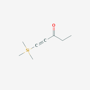 molecular formula C8H14OSi B095881 1-(Trimethylsilyl)pent-1-YN-3-one CAS No. 18387-58-1