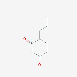 molecular formula C9H14O2 B095882 4-Propylcyclohexane-1,3-dione CAS No. 18456-81-0