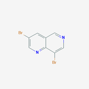 molecular formula C8H4Br2N2 B095883 3,8-Dibromo-1,6-naphthyridine CAS No. 17965-75-2