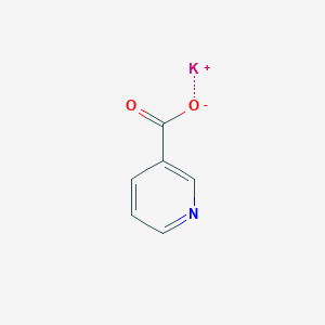 molecular formula C6H4KNO2 B095884 Potassium nicotinate CAS No. 16518-17-5