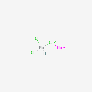 molecular formula Cl3HPbRb B095893 Rubidium trichloroplumbate CAS No. 15218-58-3