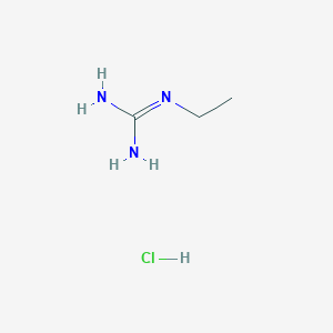 molecular formula C3H10ClN3 B095898 盐酸 N-乙基胍 CAS No. 19341-54-9