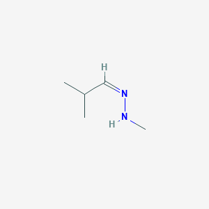 molecular formula C5H12N2 B095925 2-Methylpropanal methyl hydrazone CAS No. 16713-37-4