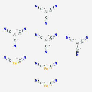 molecular formula C18Al4Fe3N18 B095944 Aluminum ferrocyanide CAS No. 15669-30-4