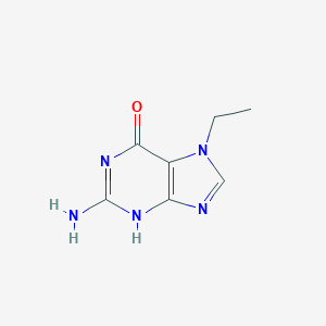 molecular formula C7H9N5O B095958 7-Ethylguanine CAS No. 19530-88-2