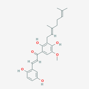 molecular formula C26H30O6 B095963 Homoflemingin CAS No. 18296-15-6
