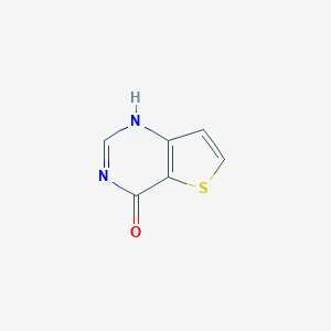 molecular formula C6H4N2OS B095964 噻吩并[3,2-d]嘧啶-4(3H)-酮 CAS No. 16234-10-9