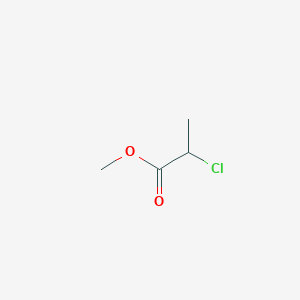 molecular formula C4H7ClO2 B095975 甲基2-氯丙酸酯 CAS No. 17639-93-9