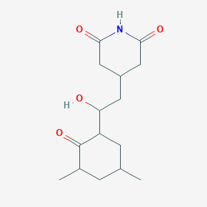 B095993 4-[2-(3,5-Dimethyl-2-oxocyclohexyl)-2-hydroxyethyl]piperidine-2,6-dione CAS No. 17280-60-3
