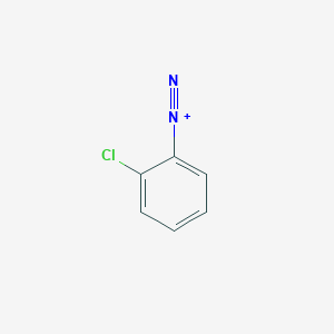 molecular formula C6H4ClN2+ B096021 2-氯苯重氮 CAS No. 17333-83-4