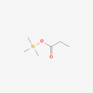 molecular formula C6H14O2Si B096023 三甲基甲硅烷丙酸酯 CAS No. 16844-98-7