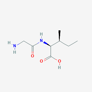 molecular formula C8H16N2O3 B096040 N-甘氨酰-L-异亮氨酸 CAS No. 19461-38-2