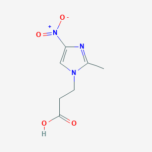 3-(2-methyl-4-nitro-1H-imidazol-1-yl)propanoic acid