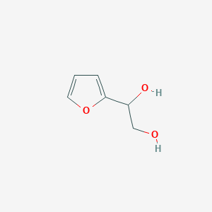 molecular formula C6H8O3 B096114 1,2-乙二醇，1-(2-呋喃基)- CAS No. 19377-75-4