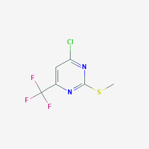 molecular formula C6H4ClF3N2S B096124 4-氯-2-(甲硫基)-6-(三氟甲基)嘧啶 CAS No. 16097-63-5