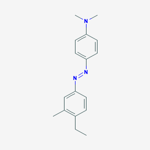 molecular formula C17H21N3 B096172 p-((4-Ethyl-m-tolyl)azo)-N,N-dimethylaniline CAS No. 17010-62-7