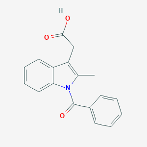 molecular formula C18H15NO3 B096187 Delmetacin CAS No. 16401-80-2