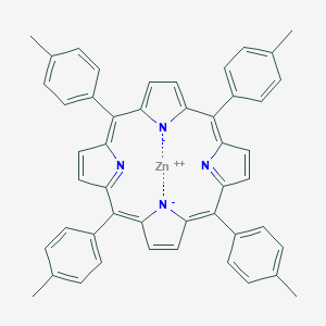 molecular formula C48H36N4Zn B096200 ZINC;5,10,15,20-tetrakis(4-methylphenyl)porphyrin-22,24-diide CAS No. 19414-67-6