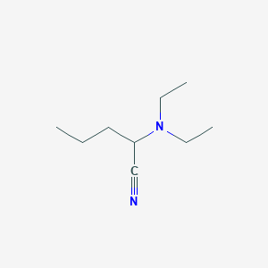 molecular formula C9H18N2 B096208 2-(Diethylamino)pentanenitrile CAS No. 19340-91-1