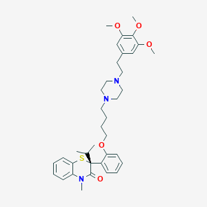 molecular formula C37H49N3O5S B009621 伊普替赞 CAS No. 105118-13-6