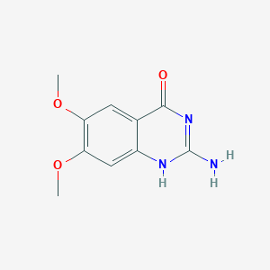 molecular formula C10H11N3O3 B096230 2-氨基-6,7-二甲氧基喹唑啉-4(3H)-酮 CAS No. 16175-67-0