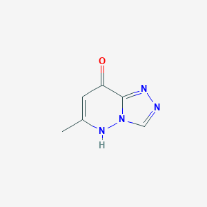 molecular formula C6H6N4O B096231 6-甲基-[1,2,4]三唑并[4,3-b]哒嗪-8-醇 CAS No. 18591-70-3