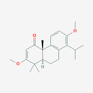 B096249 (4aS,10aS)-2,7-dimethoxy-1,1,4a-trimethyl-8-propan-2-yl-10,10a-dihydro-9H-phenanthren-4-one CAS No. 18326-21-1