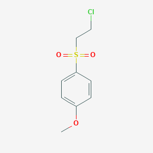 molecular formula C9H11ClO3S B096271 1-(2-Chloroethylsulfonyl)-4-methoxybenzene CAS No. 16191-81-4