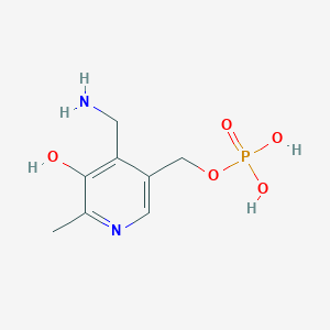 molecular formula C8H13N2O5P B096272 Pyridoxamine phosphate CAS No. 16774-56-4