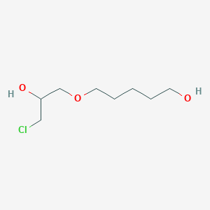 molecular formula C8H17ClO3 B096291 5-(3-Chloro-2-hydroxypropoxy)-1-pentanol CAS No. 18485-61-5