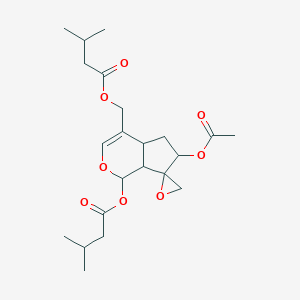 molecular formula C22H32O8 B096299 双氢缬草酸酯 CAS No. 18296-45-2