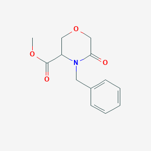 B009630 Methyl 4-benzyl-5-oxomorpholine-3-carboxylate CAS No. 106910-81-0