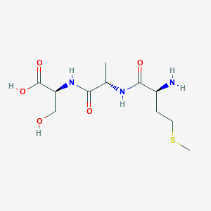 molecular formula C11H21N3O5S B096318 蛋氨酸-丙氨酸-丝氨酸 CAS No. 17351-33-6