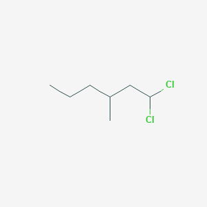 molecular formula C7H14Cl2 B096324 1,1-Dichloro-3-methylhexane CAS No. 16703-32-5