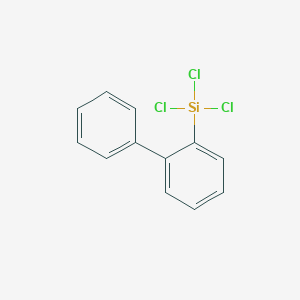molecular formula C12H9Cl3Si B096331 o-Trichlorosilylbiphenyl CAS No. 18030-62-1
