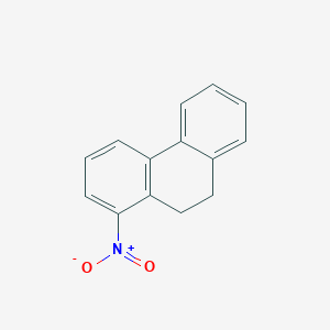 molecular formula C14H11NO2 B096333 1-Nitro-9,10-dihydrophenanthrene CAS No. 18264-77-2