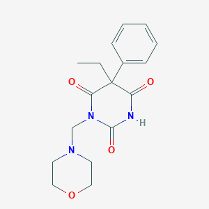 molecular formula C17H21N3O4 B096337 1-Morpholinomethylphenobarbital CAS No. 18009-29-5
