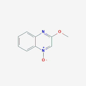 molecular formula C9H8N2O2 B096338 2-Methoxyquinoxaline 4-oxide CAS No. 18916-46-6