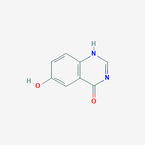 molecular formula C8H6N2O2 B096356 6-羟基喹唑啉-4(3H)-酮 CAS No. 16064-10-1