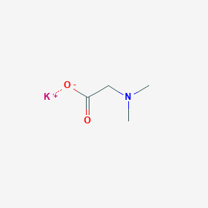 molecular formula C4H8KNO2 B096361 N,N-二甲基甘氨酸钾 CAS No. 17647-86-8