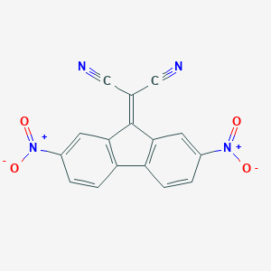 B096372 (2,7-Dinitro-9H-fluoren-9-ylidene)malononitrile CAS No. 15538-90-6