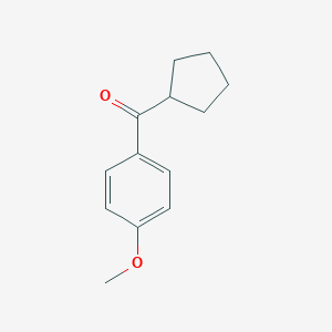 molecular formula C13H16O2 B096386 环戊基-4-甲氧基苯甲酮 CAS No. 15831-52-4