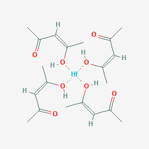 molecular formula C20H32HfO8 B096407 hafnium(IV) acetylacetonate CAS No. 17475-67-1