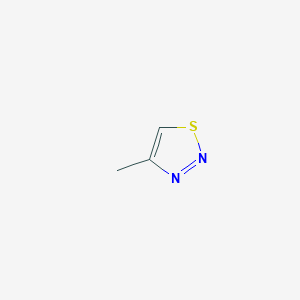 molecular formula C3H4N2S B096444 4-甲基-1,2,3-噻二唑 CAS No. 18212-62-9