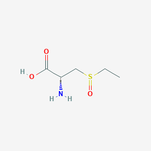 molecular formula C5H11NO3S B096454 (2R)-2-amino-3-ethylsulfinylpropanoic acid CAS No. 17795-08-3
