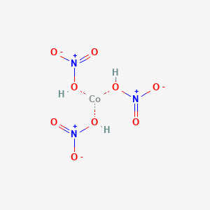 molecular formula CoH3N3O9 B096463 Cobalt, trinitrato- CAS No. 19395-02-9