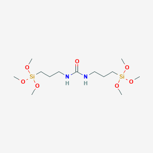 molecular formula C13H32N2O7Si2 B096528 N,N'-Bis(3-Trimethoxysilylpropyl)urea CAS No. 18418-53-6