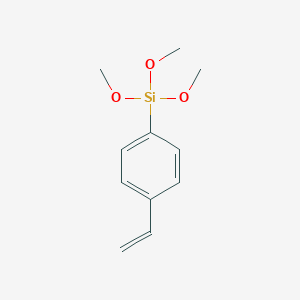 molecular formula C11H16O3Si B096534 Trimethoxy(4-vinylphenyl)silane CAS No. 18001-13-3