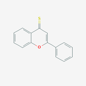 molecular formula C15H10OS B096535 2-Phenyl-1-benzopyran-4(4H)-thione CAS No. 5465-04-3